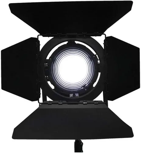 Vista 8 de Dracast Fresnel Studio Series LED2000 Luz bicolor Ángulo de haz ajustable de 15-60 grados 3000K - 6500K CCT bicolor Adj 0% - 100%