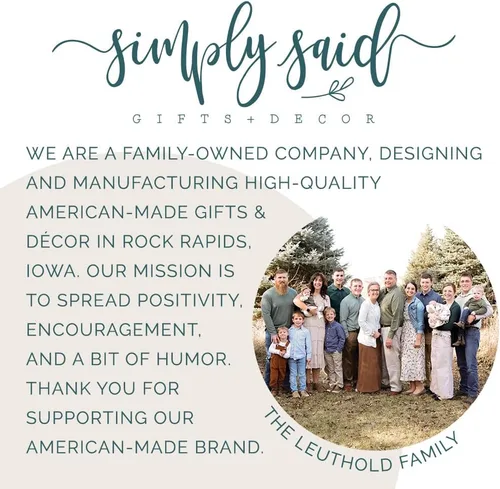 Vista 7 de Simply Said, INC Small Talk Squares - Letrero de madera de 5.25 pulgadas - Sigue al conejito, tiene chocolate - STS1594