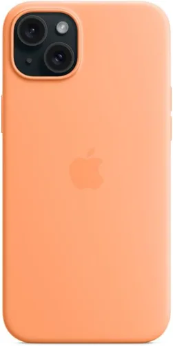 Vista 23 de Apple - Funda de silicona con MagSafe para iPhone 15 Plus - Azul Invierno
