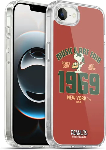 Vista 136 de Head Case Designs Funda de gel suave con licencia oficial de Peanuts Freak Flag Fly Woodstock 50th compatible con Apple iPhone 7 Plus/iPhone 8 Plus