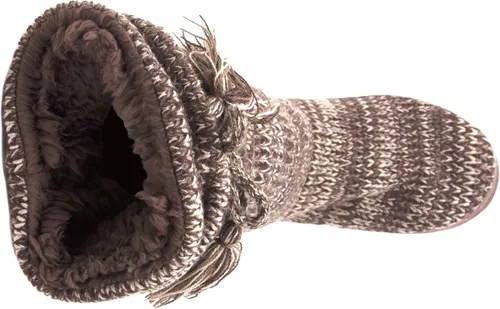 Vista 5 de Muk Luks - Botas altas con forro polar para mujer