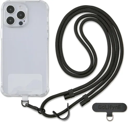 Vista 9 de Cordón universal para teléfono, correa cruzada antirrobo para iPhone 17 Pro Max y la mayoría de teléfonos inteligentes, soporte ajustable