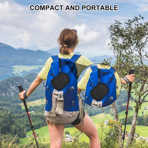 Vista 4 de Estuche rígido, estuche de transporte impermeable portátil para JBL Clip 4, Clip 5 Altavoz Bluetooth - Negro