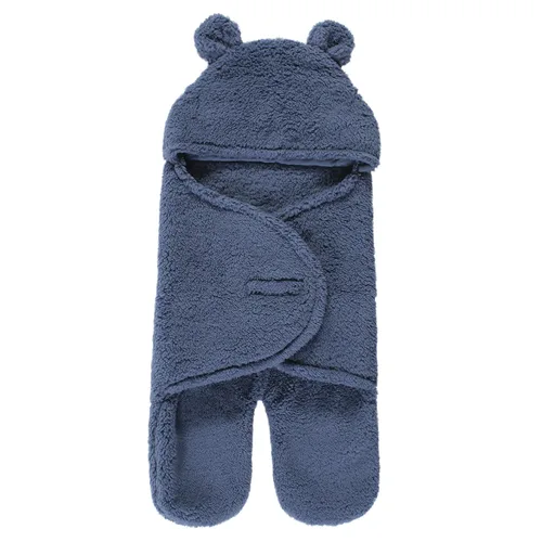 Vista 10 de Hudson Baby Saco unisex de sherpa para cochecito de bebé, color negro, talla única