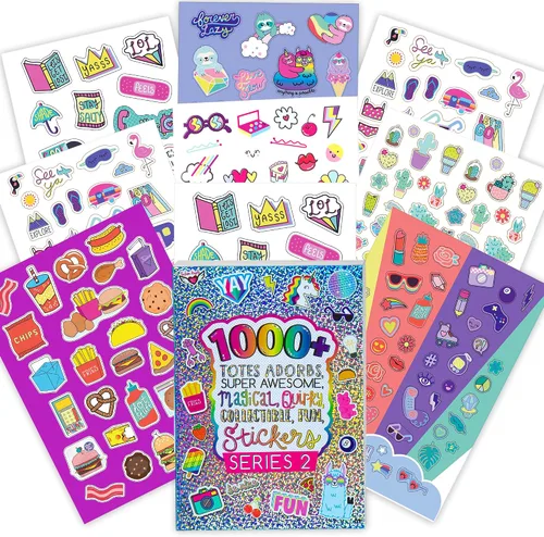 Vista 14 de Fashion Angels Más de 2,000 cuadernos de calcomanías del alfabeto, incluye divertidas y coloridas calcomanías de letras para manualidades, ideal