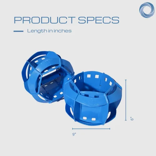 Vista 7 de Aquastrength Ultimate Bundle - Equipo funcional para ejercicios de piscina Pesas de agua Barbell, campanas y aletas Enlace a Ejercicios