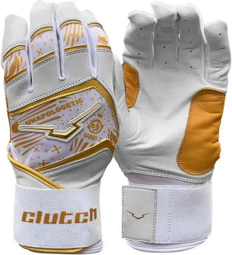 Vista 6 de Guantes Clutch Sports Apparel Unapologetic Pro Series, de cuero Cabretta, diseño para todo clima para béisbol y sóftbol, ajuste acolchado y elegante