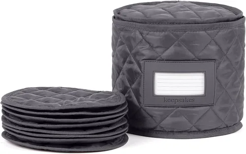 Vista 13 de Covermates Keepsakes - Juego de 4 separadores acolchados - Protección contra arañazos y roturas - Resistente a las manchas - Lavable a máquina