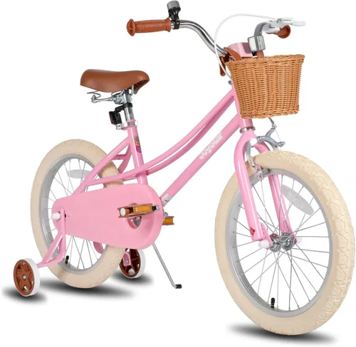 Vista 11 de JOYSTAR Fantasy Girls Bike for 2-12 Years Old Toddlers and Kids, 12" 14" 16" 18“ 20" Retro Style Kids Bike with Training Wheels