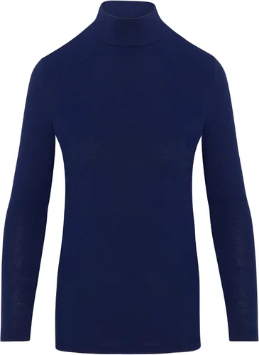 Vista 4 de Natural Uniforms Camiseta de manga larga con cuello alto falso para mujer