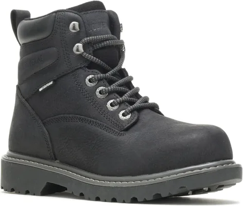 Vista 2 de WOLVERINE Botas de trabajo impermeables Floorhand Steel Toe de 6 pulgadas para mujer
