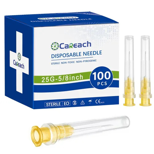 Vista 11 de 100 piezas 18 g 1 pulgada Aguja para Accesorios de Laboratorio Industrial, Medición y Relleno de Tintas Rellenar tintas, envueltas individualmente