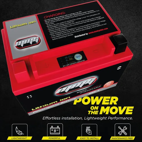 Vista 3 de MMG YTZ10S Z10S Batería de ion de litio sellada de 12V 300 CCA para motocicletas Yamaha YZF-R6 FZ8 FZ-07 YZF-R1 FJ09 (MMG4)