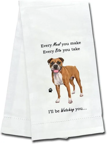 Vista 22 de E&S Imports Toalla de cocina de perro ganadero australiano Toalla de perro de ganado australiano