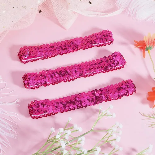 Vista 4 de GORGECRAFT 12 diademas de lentejuelas elásticas con purpurina elástica con purpurina a la moda, juego de accesorios para mujeres, deportes, bailes