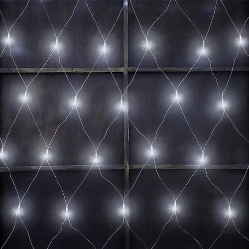 Vista 12 de Woohaha - Luces de red de Navidad para exteriores, 9.8 x 6.6 pies, 192 luces LED de hadas con 8 modos de iluminación, luz conectable para arbustos