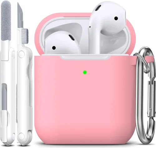 Vista 115 de R-fun for AirPods 2nd/1st Case Silicone Cover, Banana Violet Violeta plátano