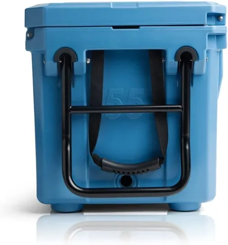 Vista 2 de Cobalt 55 Quart Roto Molded Super Ice Cooler Large Ice Chest - Long Term Ice Retention