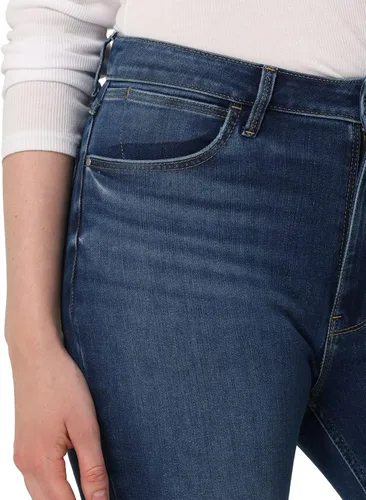 Vista 4 de Wrangler Jeans ajustados de talle alto para mujer