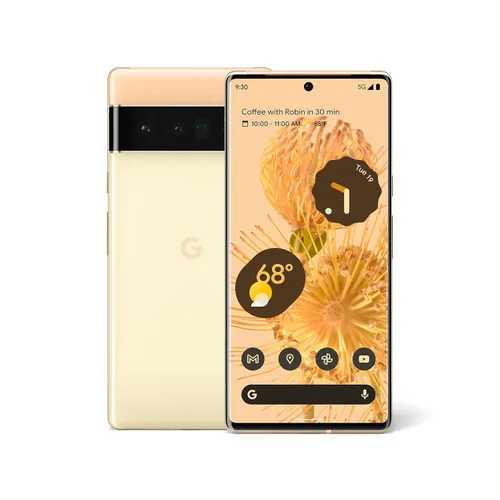 Vista 14 de Google Pixel 6 Pro - Teléfono Android 5G - Smartphone desbloqueado con cámara avanzada Pixel y lente teleobjetivo - 128GB - Blanco nublado