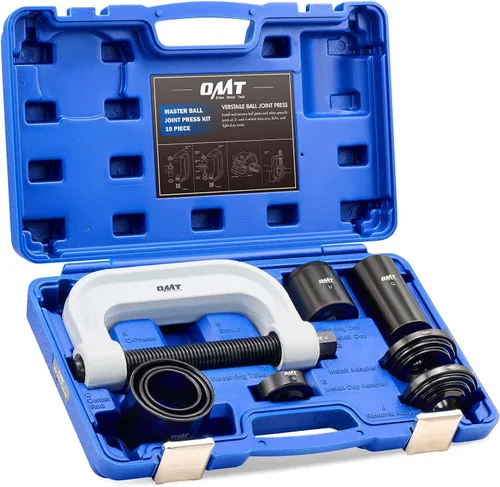 Vista 11 de Kit de prensa de rótula Orion Motor Tech, herramienta de extracción de rótula resistente con adaptadores para 4 ruedas motrices, herramienta