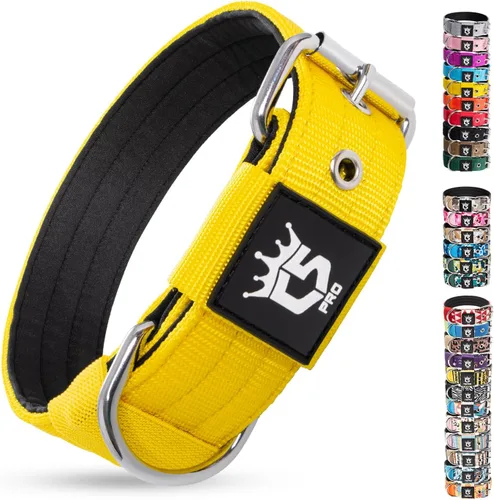 Vista 45 de TSPRO Collar Táctico para Perro de 1.25 Pulgadas de Ancho Collares Gruesos para Perro con Hebilla de Metal de Servicio Pesado, Duradero, Fuerte