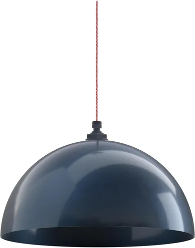 Vista 122 de Steel Lighting Co. Melrose - Lámpara colgante Montada en el techo Cúpula redonda de 18 pulgadas Estilo moderno contemporáneo de granja