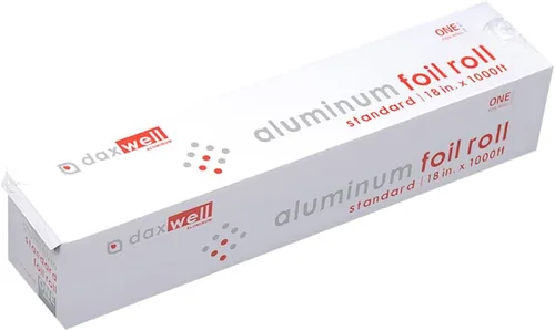 Vista 8 de Daxwell Rollo de papel de aluminio, estándar, 18 "x 1000 pies, J10003335, plateado