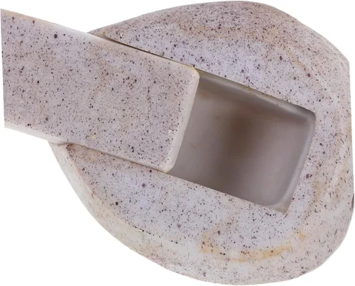 Vista 3 de Caja de almacenamiento de llaves de piedra realista para exteriores, con diseño de resina realista para jardín, oficina y uso doméstico, versátil