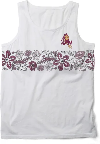 Vista 5 de Wes and Willy Camiseta sin mangas floral para hombre