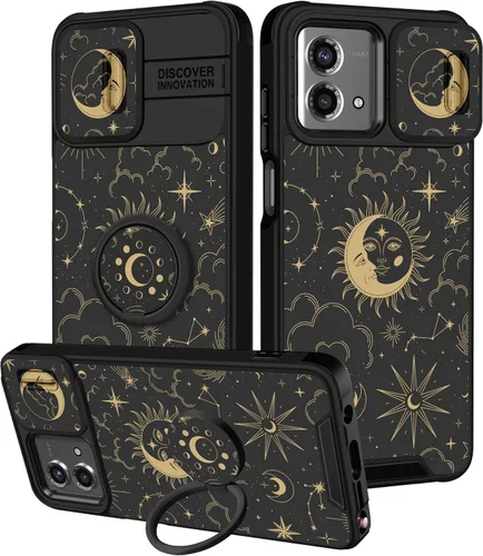 Vista 103 de Funermei Funda para Moto G Stylus 5G 2022, funda para teléfono con diseño de calavera de esqueleto para mujeres y niñas, diseño gótico, Como