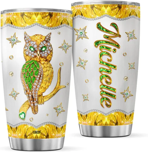 Vista 14 de CUBICER Vasos de café personalizados, tazas de viaje para amantes de los animales, dueños de mascotas, mujeres, hombres, niños, lindo vaso de acero