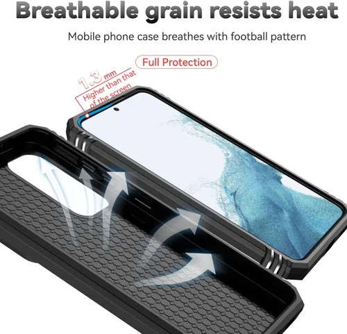Vista 9 de Funda para Samsung Galaxy S23, con cubierta deslizante para cámara, protector de pantalla HD, soporte de anillo giratorio de 360°, protección