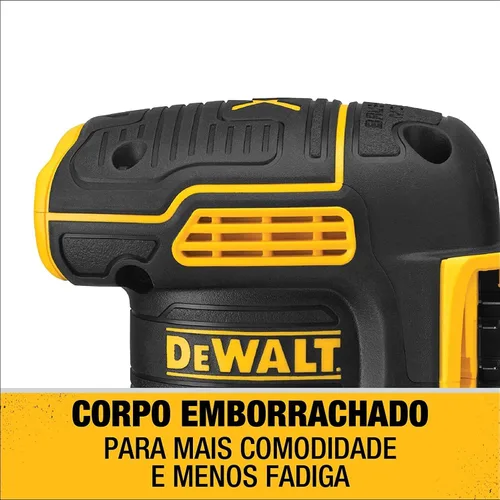 Vista 6 de DEWALT - Lijadora orbital de 20 V MAX, solo herramienta (DCW210B) Motor sin escobillas, recolección de polvo