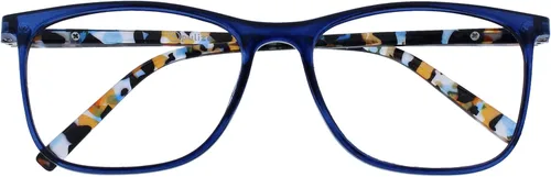 Vista 8 de OPULIZE ARC - Lentes de lectura grandes para mujeres y hombres, marco rectangular resistente a los arañazos con bisagras de resorte, color negro