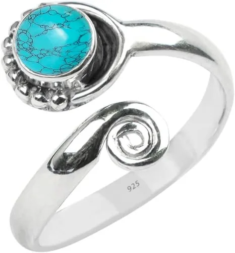 Vista 50 de Anillo de dedo del pie de piedra preciosa de plata de ley 925, joyería para el cuerpo, anillo de dedo del pie de la mano de la mano de la piedra