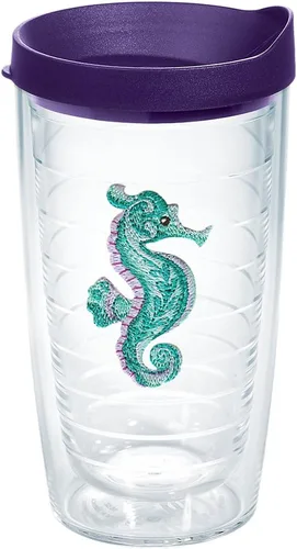 Vista 17 de Vaso surtido de animales tropicales de 16 onzas con tapa, paquete de 4