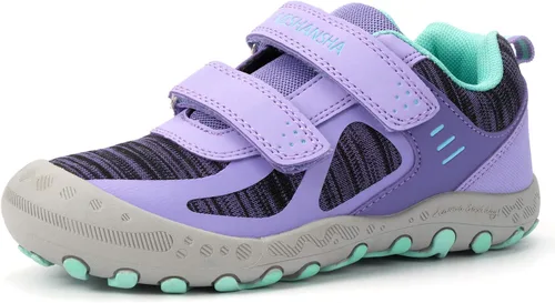 Vista 23 de Mishansha Botas de Senderismo para Niños Pequeños Niñas Niños Zapatos de Senderismo Resistentes al Agua Anti-Colisión Antideslizantes Atléticas