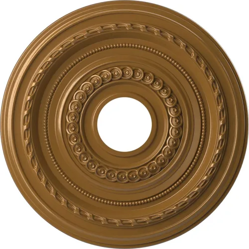 Vista 20 de Ekena Millwork CMP10CO Cole Medallón de techo de PVC termoformado (se adapta a toldos de hasta 4 1/4"), 10 "OD x 3 1/2" ID x 3/4" P