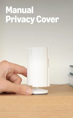 Vista 4 de Cámara Ring Indoor: Seguridad para el hogar o negocio con video HD 1080p, Negro