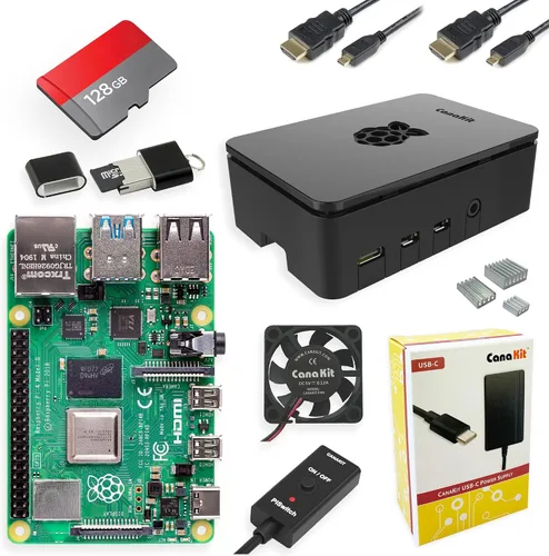 Vista 3 de CanaKit - Raspberry Pi 4 Extreme Kit - Edición de 128 GB (2GB de RAM)