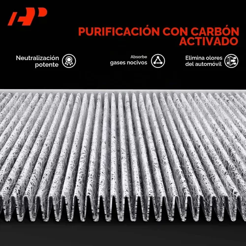 Vista 4 de A-Premium Filtro de aire de cabina con carbón activado compatible
