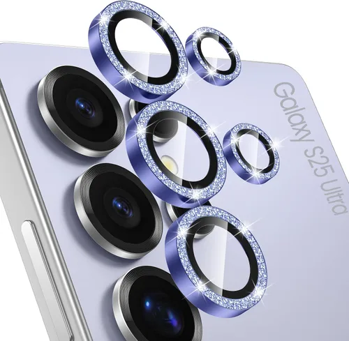 Vista 26 de Tensea Protector de lente de cámara Samsung Galaxy S22 Ultra, protector de pantalla de vidrio templado 9H, anillo individual de metal para S22 Ultra