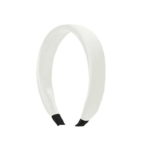 Vista 13 de Motique Accessories Diadema acolchada negra para mujer Satén negro