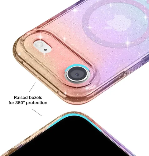 Vista 630 de VELVET CAVIAR Funda para iPhone 15, compatible con MagSafe, probada contra caídas de 10 pies, fundas protectoras de diseño, leopardo color rosa