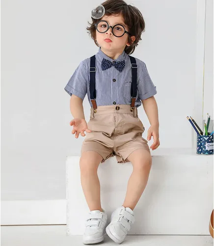Vista 3 de Conjunto de traje de caballero para bebé niño