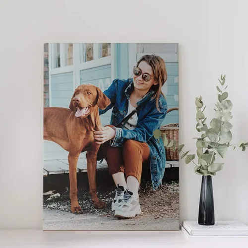 Vista 4 de Impresiones en lienzo personalizadas con tus fotos, impresiones artísticas personalizadas de fotos a lienzo para fotos de familiares, bodas Sin marco