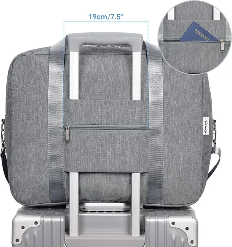 Vista 6 de For Spirit Airlines - Bolsa de viaje plegable de 18 x 14 x 8 pulgadas, bolsa de viaje para llevar en el equipaje durante la noche para mujeres
