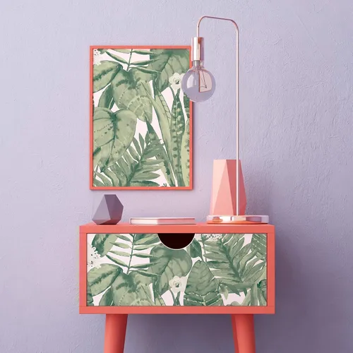 Vista 9 de Tempaper- Papel tapiz Verde (Jungle Green)