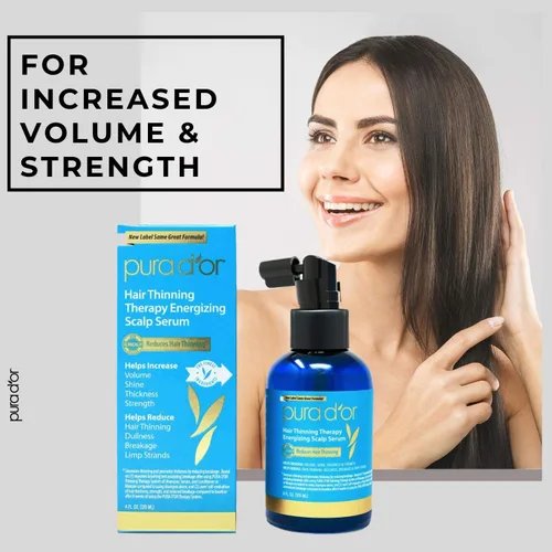 Vista 6 de PURA D'OR Champú y acondicionador curativo para terapia del cuero cabelludo para cabello seco y nutre con terapia de árbol de té y cuero cabelludo